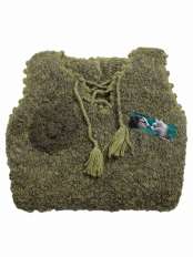 robe laine vert gessica