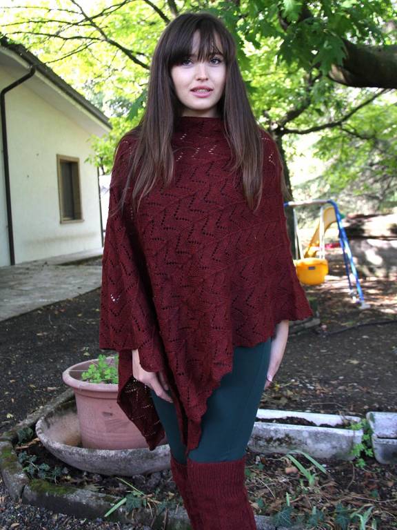 Poncho de alpaca Samba