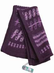 chle de laine violet fonc yvonne
