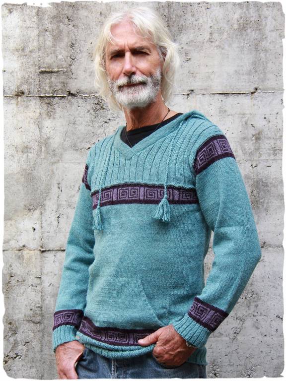 Jersey de alpaca con capucha Celtico - UNISEX
