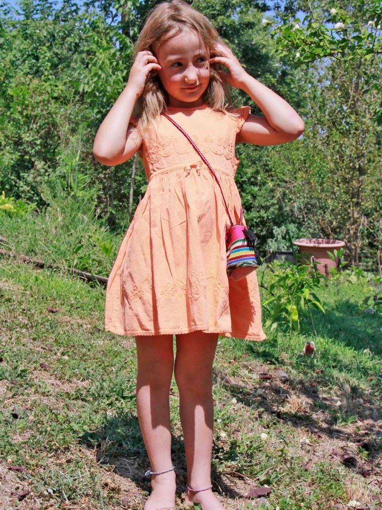 vestito cotone bimba diana