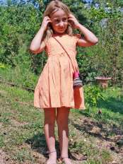 vestito cotone bimba diana
