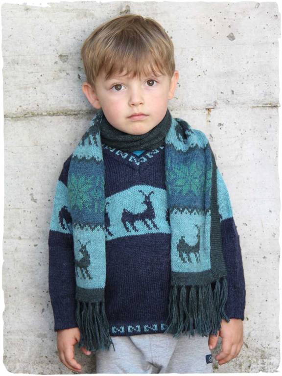 Bufanda de alpaca niño Raffaello