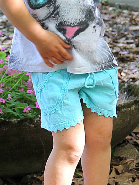 Pantalones cortos niña Aurora