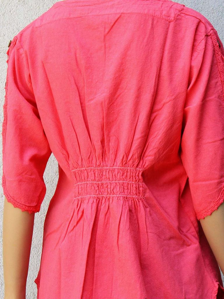 bestickte baumwollbluse maria