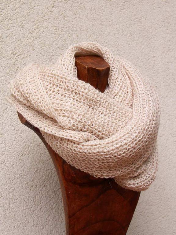Calentador de cuello de baby alpaca Aurora