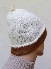bonnet alpaga blanc andino