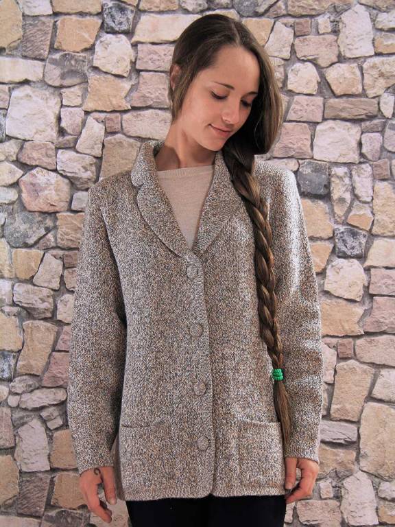Chaqueta de lana de alpaca Abigail