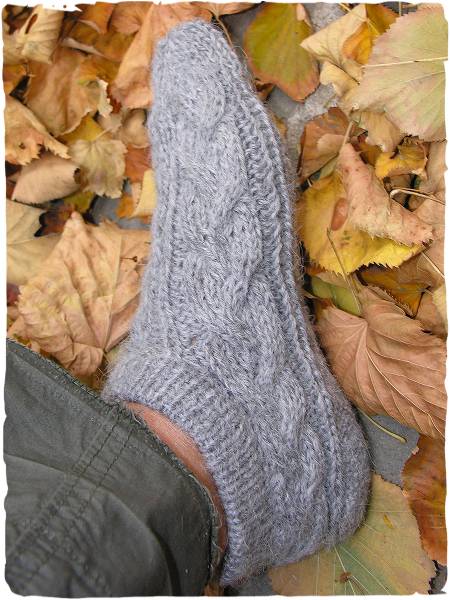 Pantuflas lana de alpaca Katia