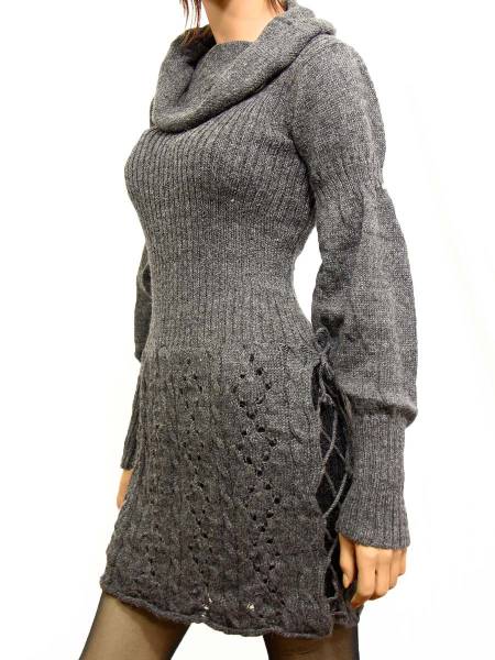 Vestido de lana de alpaca Nathalie