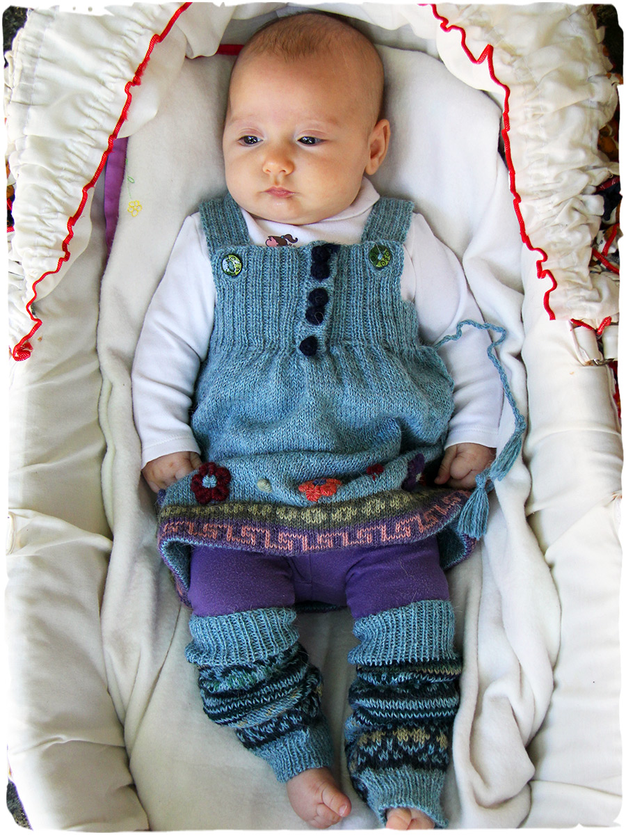 baby moon vestito in maglia bimbi