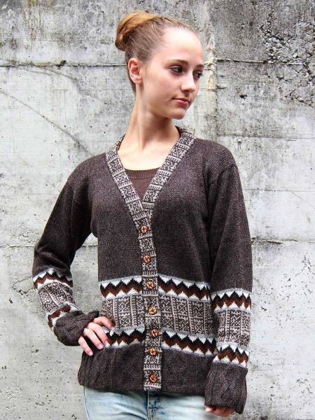 Chaqueta de alpaca Debora