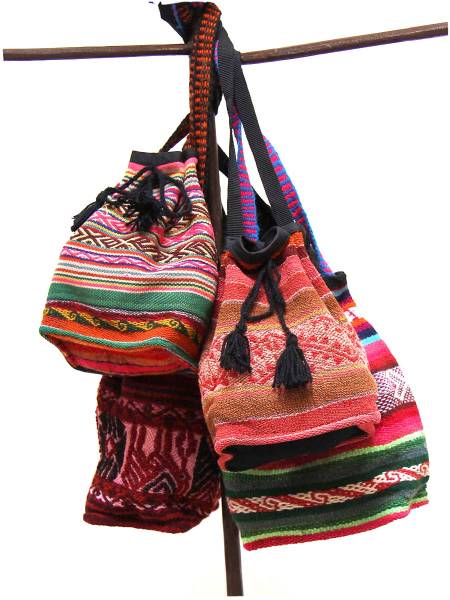 Bolsa étnica de tela Lilou