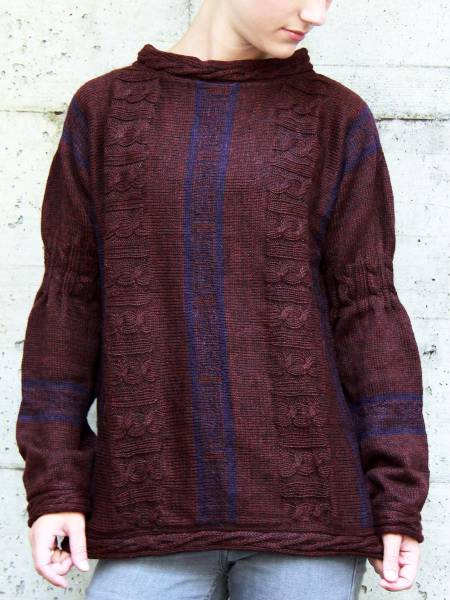 Jersey de alpaca jacquard Nazca