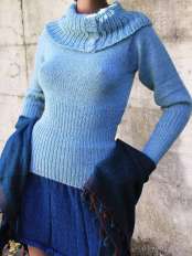 pullover in lana d alpaca celeste leila