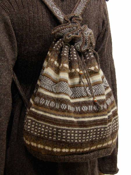 Mochila de lana de alpaca Amparo