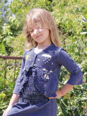 cardigan ricamato bimba anna