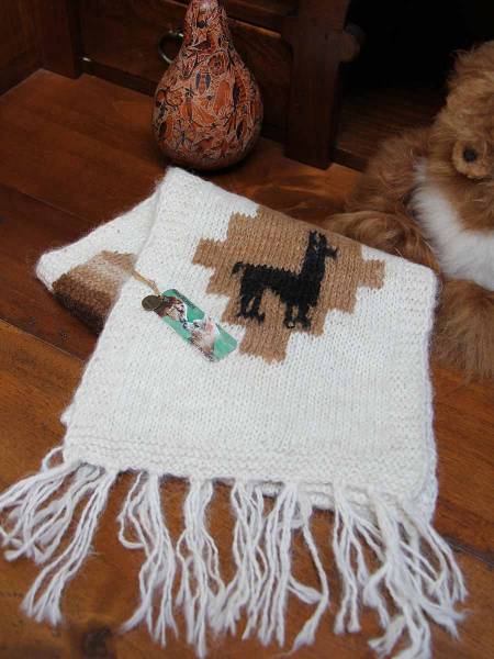 Bufanda de alpaca unisex RUSTICA
