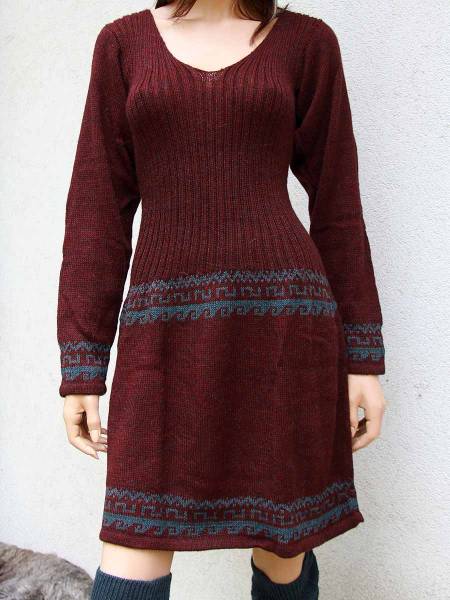Vestido lana de alpaca Joline