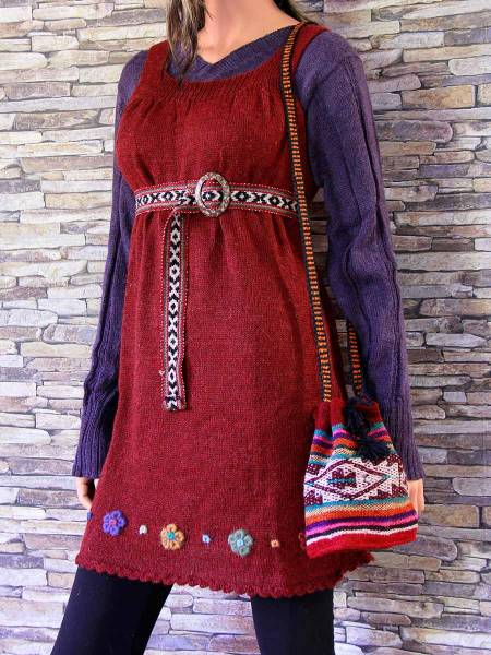 Vestido de alpaca Maddalena