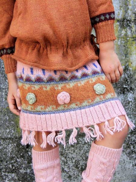 Falda en alpaca Simona