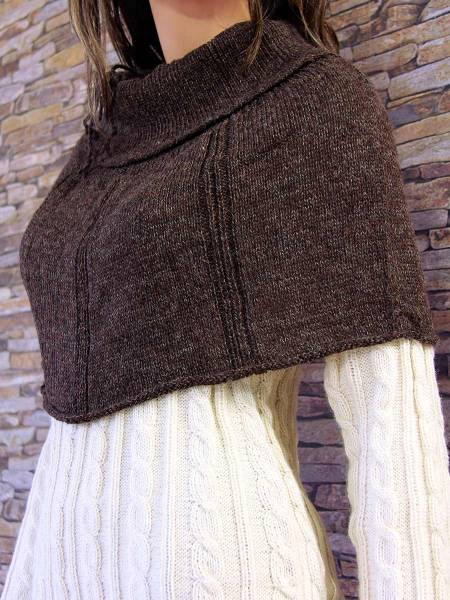 Falda poncho de lana de alpaca New Samanta
