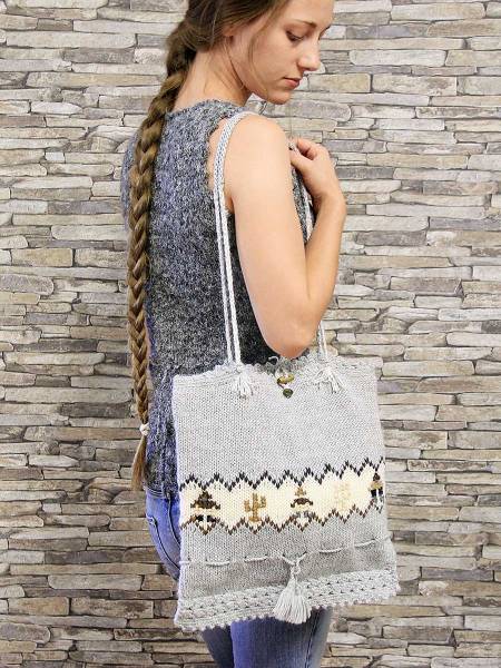Bolso boho chic de alpaca Diana