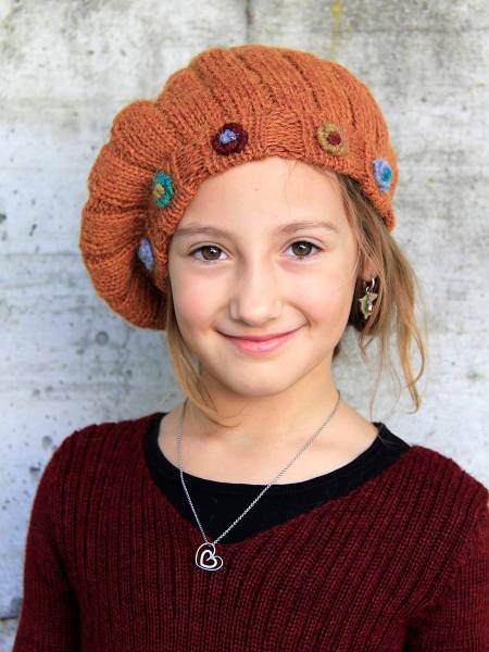 Boina de alpaca Fiore Junior