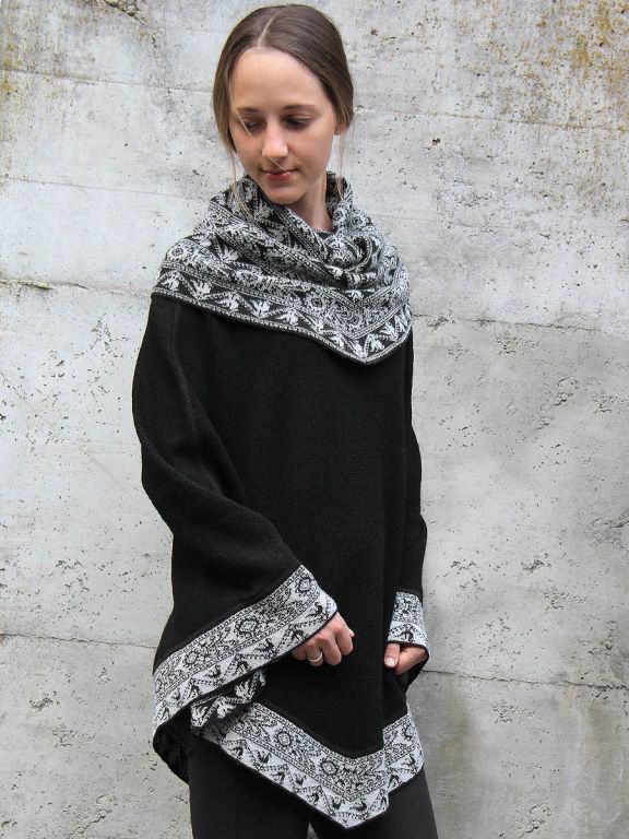 Poncho femme en laine online
