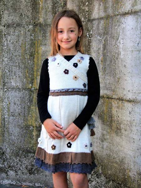 Vestido de alpaca Maria Pia