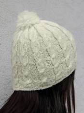Berretto Alpaca bianco - Eva.