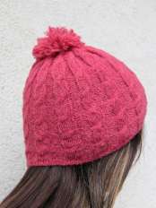 Berretto bimba Alpaca bouclè - Eva.