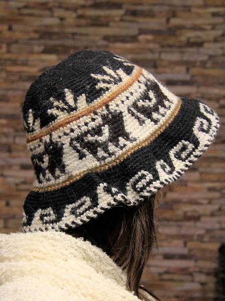 Sombrero rústico de alpaca Marrita