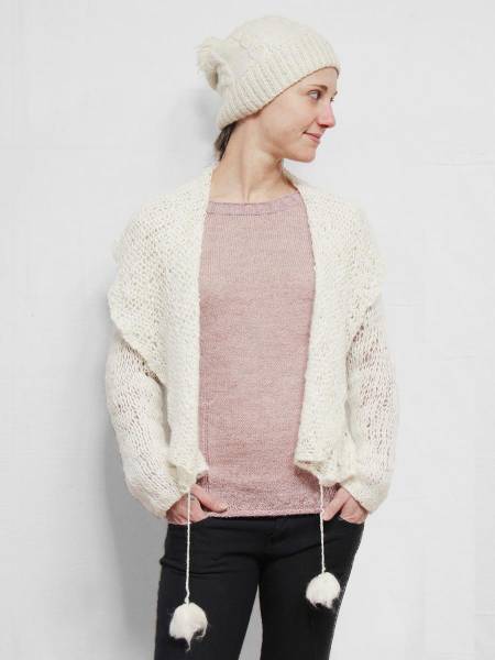 Bolero mujer de alpaca rústica Annie