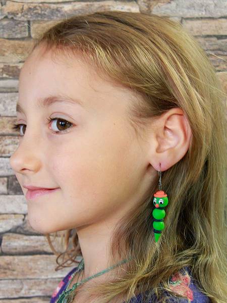Aretes para ninas de animales Peggy