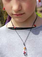 Collares de huayruro Inca.