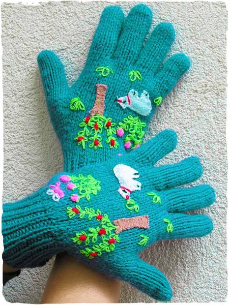 Guantes de lana merino Giusy