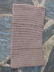 Sciarpa ad anello di lana beige Costine.