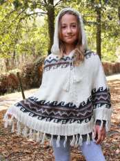 Poncho lana alpaca bimba Santana.