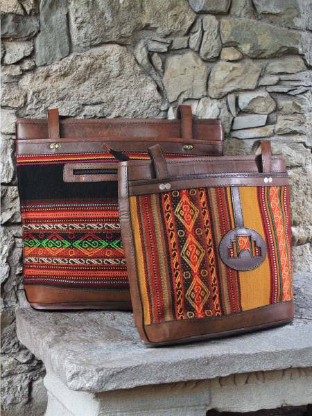 Bolso de cuero artesanal Mey