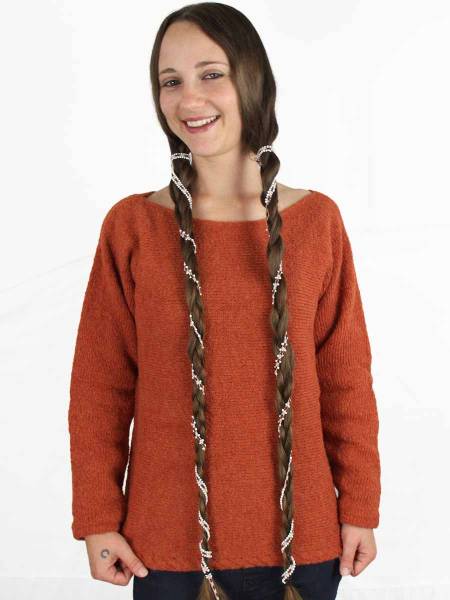 Jersey alpaca cuello barco mujer Clarissa