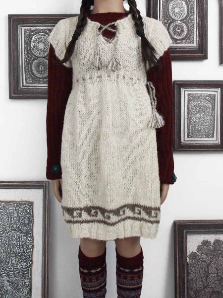 Vestido de lana niña Rosita