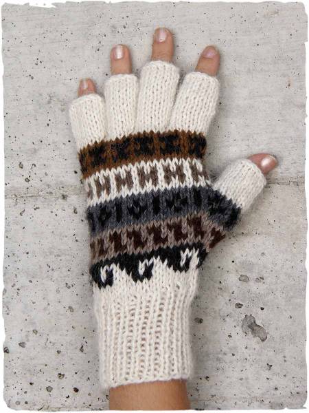 Mitones de lana de alpaca Gill