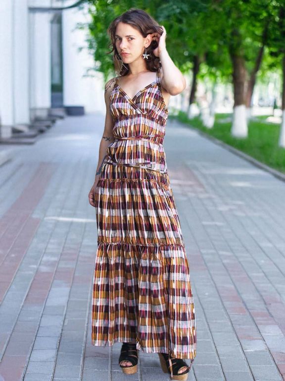 vestidos etnicos mujer largos