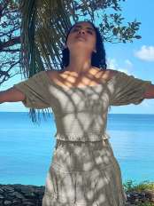 Haut bohème chic femme Malu.
