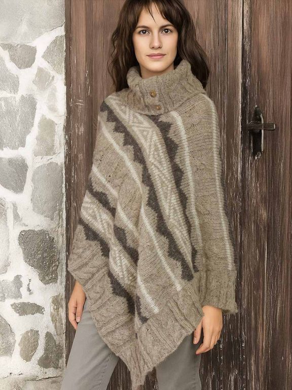 Poncho donna invernale Audrey.