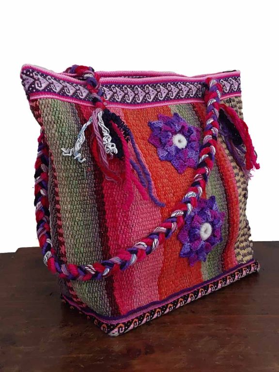 Borsa lana artigianale peruviana JIMENA.