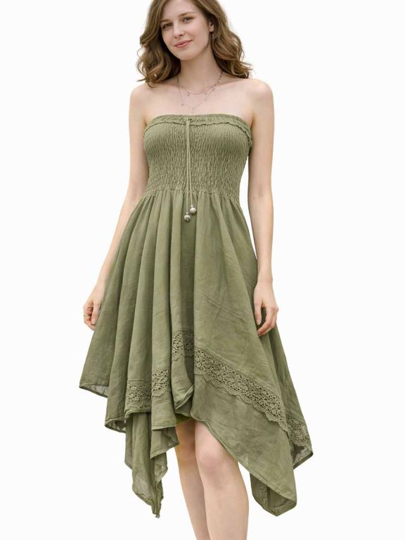 Robe sans bretelles Reina.