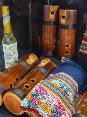 Bamboo ocarina.