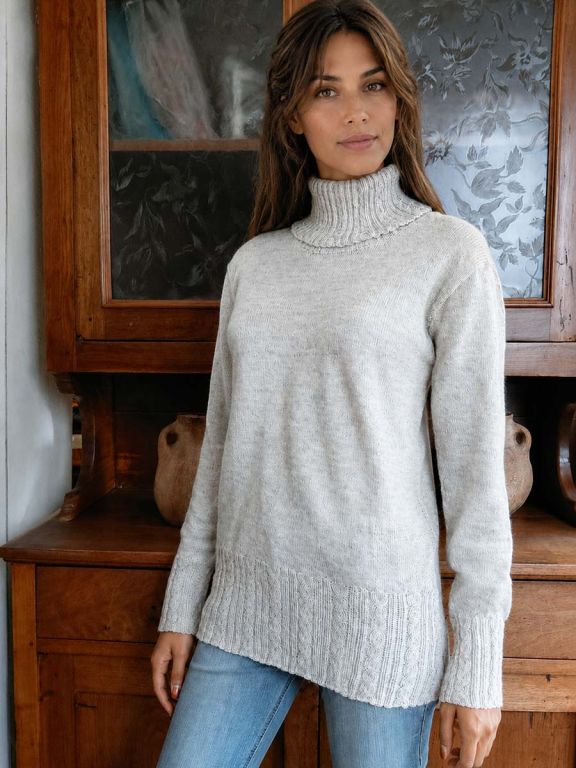 Jersey de invierno mujer Orietta en baby alpaca